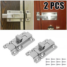 2pcs Stainless Steel Home Door Security Guard Latch Bolt Doors Lock For Doors
