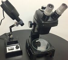 Bausch Lomb Stereozoom 4 0.7x-3x Microscope W B L Light Source