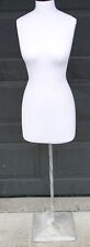 Female Pin-able Foam Mannequin Torso Dress Form Wmetal Stand