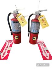 Fire Extinguisher - 5 Pound Abc Dry Chemical - Lot Of 2 Refurbished