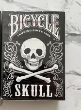 Bicycle Skull White Playing Cards Deck Sold Out Of Print Not Silver Sealed