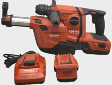 Hilti Hammer Drill Te 6-a22 Te Drs-6-a Dust Collector 2 Batteries Charger