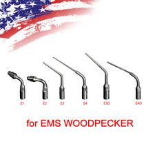 5x Dental Ultrasonic Piezo Scaler Endo Tips Fit Ems Woodpecker Handpiece E1-e4