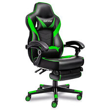 Office Ergonomic Racing Gaming Chair Computer Swivel Seat Home Desk Footrest