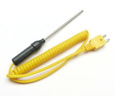 K-type Thermocouple Probe Digital Thermometer Stainless Steel Sensorspiral Cable