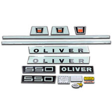 Mylar Decal Set Oliver Tractor Late 550