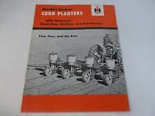 Ih Mccormick Corn Planters 2 4 6-row Sales Brochure