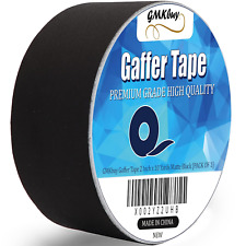 2 In X 10 Yd Black Gaffers Tape Heavy Duty Non-reflective Easy To Tear Wate