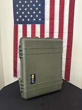 Pelican 1560 Green Rolling Weather Tight Case W Wheels -free Ups Shipping-