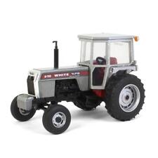 Spec Cast 164 White 2-110 Wide Front Tractor With Cab Red Stripe Sct907