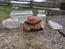 Antique Dentures And Dentaltooth Bottles