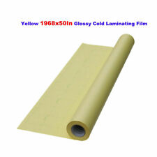 1.38x54 Yard50x164uv Glossy Clear Vinyl Cold Laminating Film 2mil Thickness