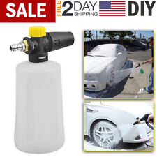 Car Cleaning Washing Snow Foam Lance Pressure Washer Soap Sprayer Cannon Nozzle