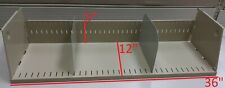 One Used Shelf 36 W X 12 2 Dividers 6 Tall For Cubiclepartitionworkstation