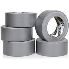 Heavy Duty Silver Duct Tape - 5 Roll Multi Pack Industrial Lot 30 Yards X 2 Inch