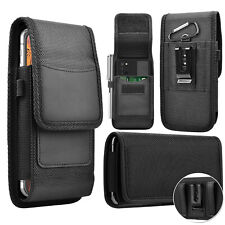 Vertical Cell Phone Holster Pouch Wallet Case Cover Card Holder Wbelt Loop Clip