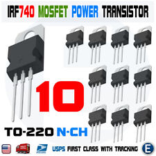 10pcs Irf740 Ir Power Mosfet Transistor N-channel 10a 400v Irf740pbf