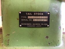 Matsumoto Machine Tail Stock Th-200 Japan Made Haas Cnc 