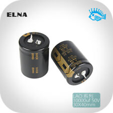 Elna 10000uf 50v10000uf Lao 3040mm Filter Audio Electrolytic Capacitor Hifi Diy