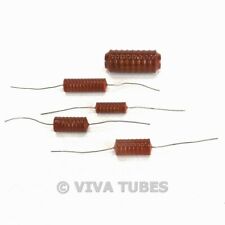 Vintage Lot Of 5 Shallcross P-serieswire Wound Resistors Various Megs Watts