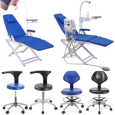 Usa Dental Portable Folding Mobile Chair Led Lightair Turbine Unitdoctor Stool