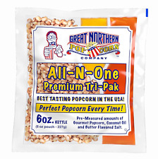 6oz Popcorn Machine Popcorn Packets - All-in-one Movie Theater Style Popcorn Ker