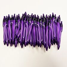 50-ct Bic Gelocity Quick Dry Purple Gel Pens 0.7 New Lot Of 50