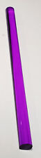 1 Pc 34 Diameter 18 Inch Long Clear Translucent Purple Acrylic Plexiglass Rod