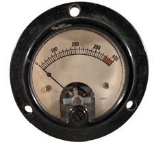 Vintage Analog Meter 0-400 G50 Panel Working Redline At 350