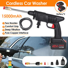Cordless High Pressure Car Power Washer Gun Spray Wand Lance Nozzle And Hose Kit