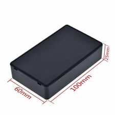 Plastic Electronics Project Box Enclosure Abs Black Circuit Board Protection New