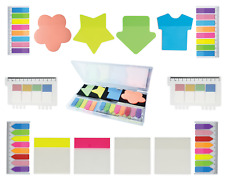 1200 Pcs Transparent Sticky Notes - Cute Sticky Notes Box Pack With Sticky Tabs