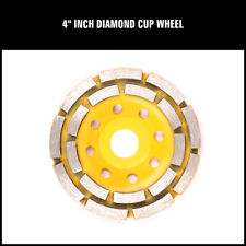 4-12 Diamond Cup Grinding Wheel Double Row Concrete 18 Seg Angle Grinder