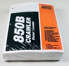 Case 850b Crawler Bulldozer Loader Service Repair Shop Manual Binder Ready New