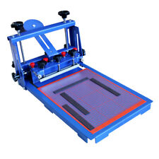 Used 1 Color Micro-registration Screen Printing Machine Silk Press Printer