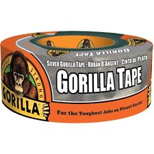 Silver Gorilla Duct Tape Heavy Duty Double Thick 1.88 Inches X 10 Yard 1 Roll