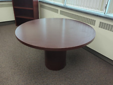 Kimball International 48 Round Drum Base Discussion Or Conference Table