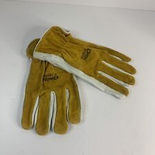 Size Small Dillon Opsial Genuine Cowhide Leather Split Back Drivers Work Gloves