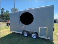 Preowned Licensed 2007 8x16 Enclosed Concession Mobile Kitchen Food Trailer