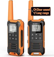 Long Range Walkie Talkie 2 Set 50 Mile Two Way Radio Charge Headset Waterproof