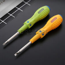 Electric Voltage Tester Pen Acdc 100-500v Dual Head Induction Test Screwdriver
