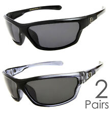 2 Pair Combo Nitrogen Polarized Sunglasses Golf Running Fishing Driving Glasses