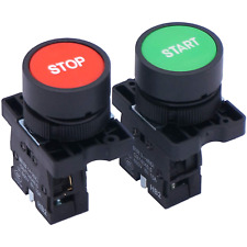 Momentary Push Button Switch Startstop Red Green Sign No Nc Ac 660v 10a Button
