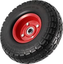 10 Solid Rubber Tire Wheels Flat Free Tires 4.103 Truck Trolley