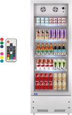 Merchandiser Glass Door Refrigerator Commercial Display Beverage Cooler 11cu. Ft