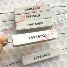 2pcs 25w Wirewound Cement Resistor Ceramic Horizontal Resistors 0.3r-100k