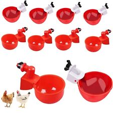 46812pcs Automatic Poultry Water Drinking Cups Chicken Hen Quail Drinker