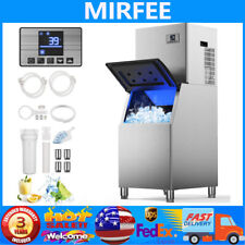 Mirfee Commercial Ice Maker 110v 775w Freestanding 550lbs24h 400lbs Bin