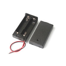 2 Aa Diy Battery Holder Case Box 3v Power Switch Bare Wire End Black X 1