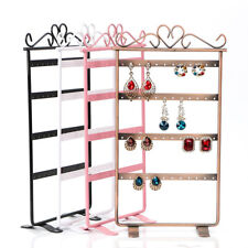 Us Earrings Necklace Jewelry Stand Holder Rack Tower Tree Metal Display Shelf